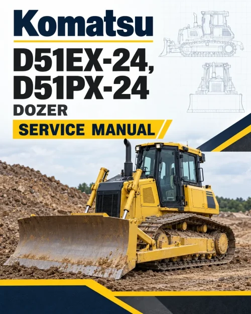 Komatsu D51EX-24, D51PX-24 Dozer Service Manual Komatsu D51EX-24, D51PX-24 Dozer Service Manual