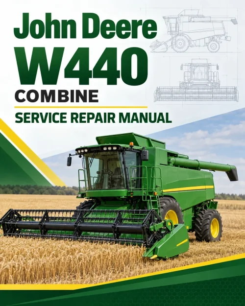 John Deere W440 Combine Service Repair Manual
