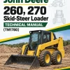 John Deere 260, 270 Skid-Steer Loader Technical Manual (TM1780) John Deere 260, 270 Skid-Steer Loader Technical Manual (TM1780)