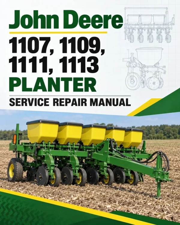 John Deere 1107, 1109, 1111, 1113 Planter Service Repair Manual John Deere 1107, 1109, 1111, 1113 Planter Service Repair Manual