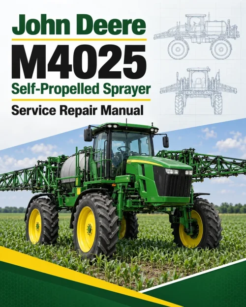 John Deere M4025 Self-Propelled Sprayer Service Repair Manual