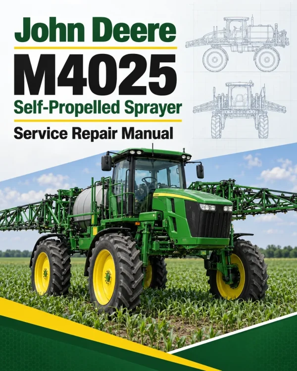 John Deere M4025 Self-Propelled Sprayer Service Repair Manual John Deere M4025 Self-Propelled Sprayer Service Repair Manual