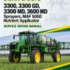 John Deere 3300, 3300 GD, 3300 MD, 3600 MD Sprayers, MAF 5000 Nutrient Applicator Service Repair Manual John Deere 3300, 3300 GD, 3300 MD, 3600 MD Sprayers, MAF 5000 Nutrient Applicator Service Repair Manual