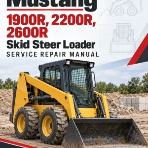 Mustang Manitou 1900R, 2200R, 2600R Skid Steer Loader Service Repair Manual