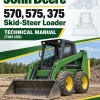 John Deere 570, 575, 375 Skid-Steer Loader Technical Manual (TM1359) John Deere 570, 575, 375 Skid-Steer Loader Technical Manual (TM1359)