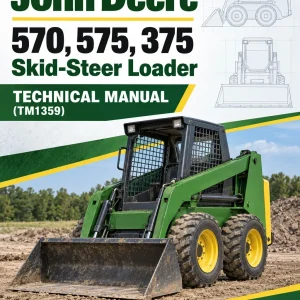 John Deere 570, 575, 375 Skid-Steer Loader Technical Manual (TM1359) John Deere 570, 575, 375 Skid-Steer Loader Technical Manual (TM1359)