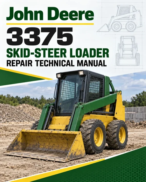 John Deere 3375 Skid-Steer Loader Repair Technical Manual (TM1565)