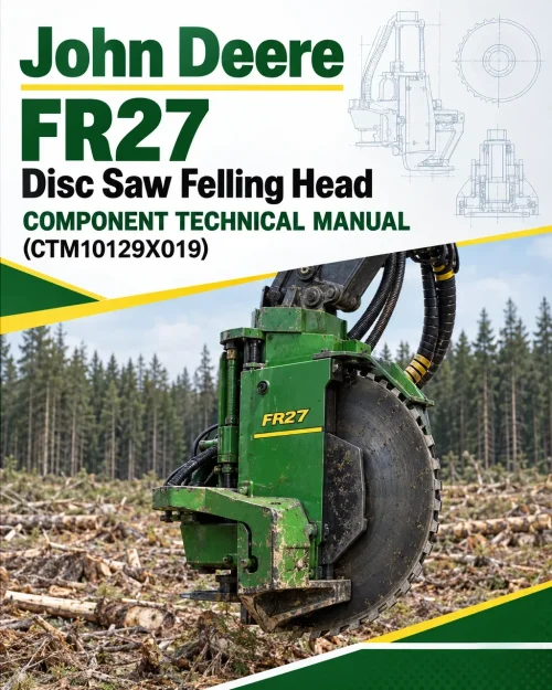 John Deere FR27 Disc Saw Felling Head Component Technical Manual (CTM10129X019)