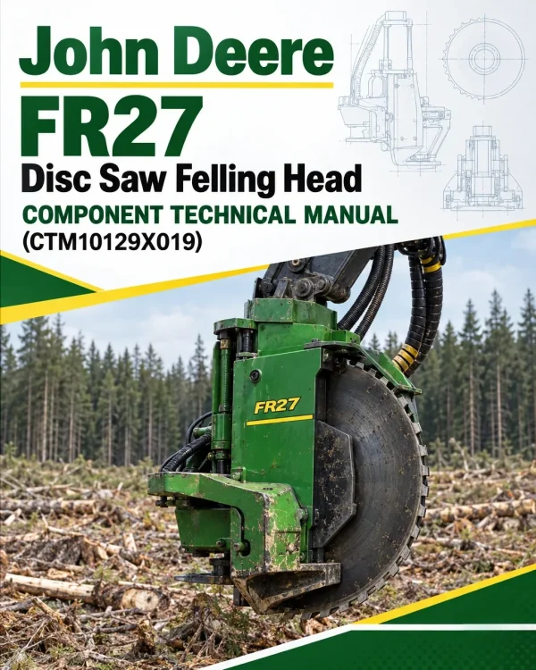 John Deere FR27 Disc Saw Felling Head Component Technical Manual (CTM10129X019)