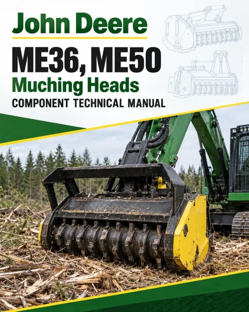 John Deere ME36, ME50 Muching Heads Component Technical Manual (CTM10138X019)
