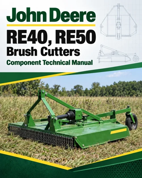 John Deere RE40, RE50 Brush Cutters Component Technical Manual (CTM10140X019)