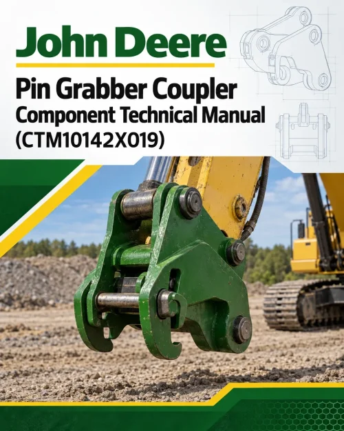 John Deere Pin Grabber Coupler Component Technical Manual (CTM10142X019)