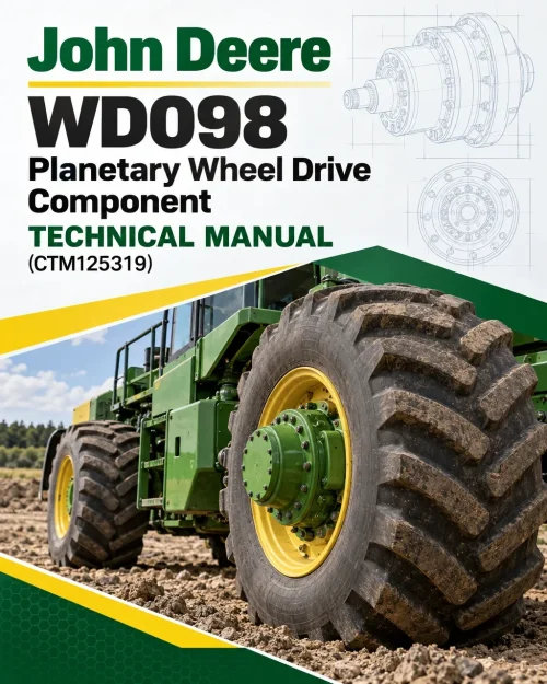 John Deere WD098 Planetary Wheel Drive Component Technical Manual (CTM125319)