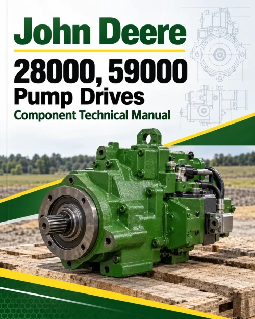 John Deere 28000, 59000 Pump Drives Component Technical Manual (CTM139719)
