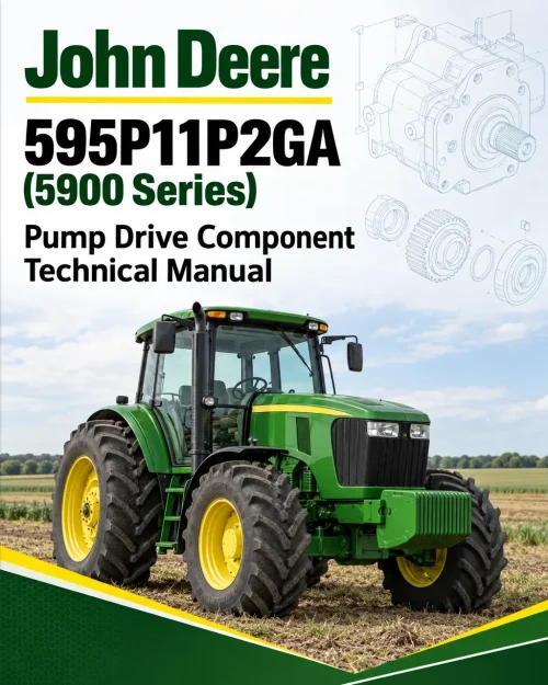 John Deere 595P11P2GA (5900 Series) Pump Drive Component Technical Manual (CTM150719)