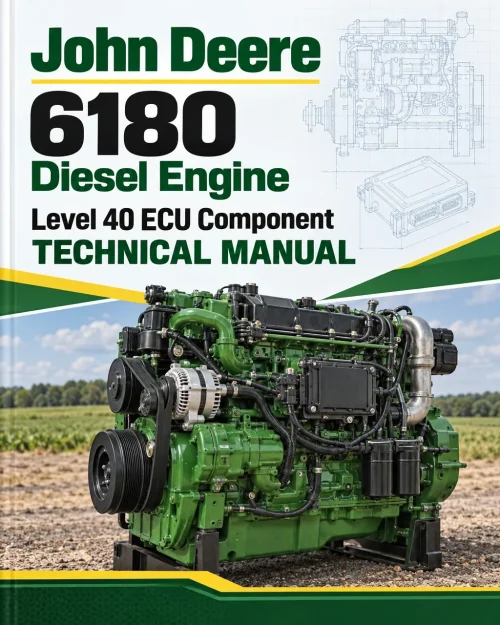 John Deere 6180 Diesel Engine Level 40 ECU Component Technical Manual (CTM167819) John Deere 6180 Diesel Engine Level 40 ECU Component Technical Manual (CTM167819)