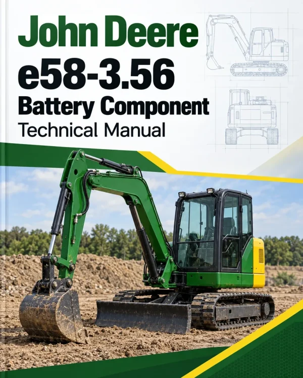 John Deere e58-3.56 Battery Component Technical Manual (CTM176519)
