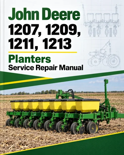 John Deere 1207, 1209, 1211, 1213 Planters Service Repair Manual (TM810419) John Deere 1207, 1209, 1211, 1213 Planters Service Repair Manual (TM810419)