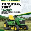 John Deere X117R, X147R, X167R Tractors Service Repair Manual (TM166419)