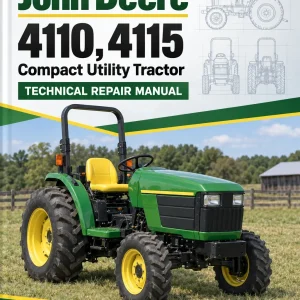 John Deere 4110, 4115 Compact Utility Tractor Technical Repair Manual (TM1984)