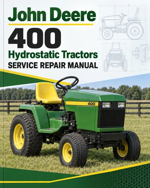 John Deere 400 Hydrostatic Tractors Service Repair Manual (SM2103) John Deere 400 Hydrostatic Tractors Service Repair Manual (SM2103)