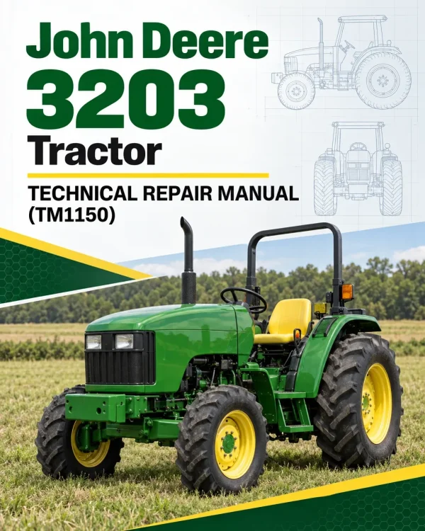 John Deere 3203 Tractor Technical Repair Manual (TM1150) John Deere 3203 Tractor Technical Repair Manual (TM1150)