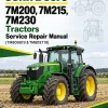 John Deere 7M200, 7M215, 7M230 Tractors Service Repair Manual (TM809819 & TM809719) John Deere 7M200, 7M215, 7M230 Tractors Service Repair Manual (TM809819 & TM809719)
