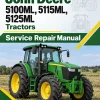 John Deere 5100ML, 5115ML, 5125ML Tractors Service Repair Manual (Apr 18 - Current)