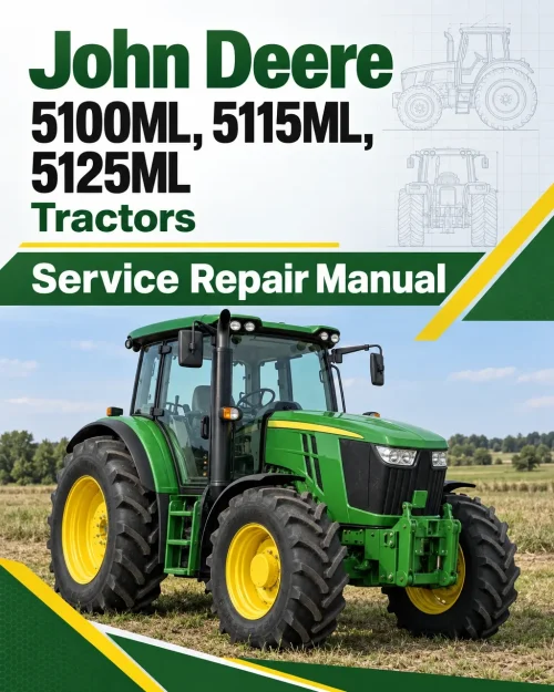 John Deere 5100ML, 5115ML, 5125ML Tractors Service Repair Manual (Apr 18 - Current)