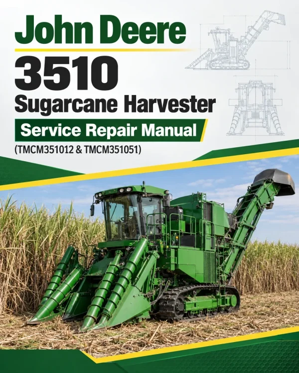 John Deere 3510 Sugarcane Harvester Service Repair Manual (TMCM351012 & TMCM351051) John Deere 3510 Sugarcane Harvester Service Repair Manual (TMCM351012 & TMCM351051)