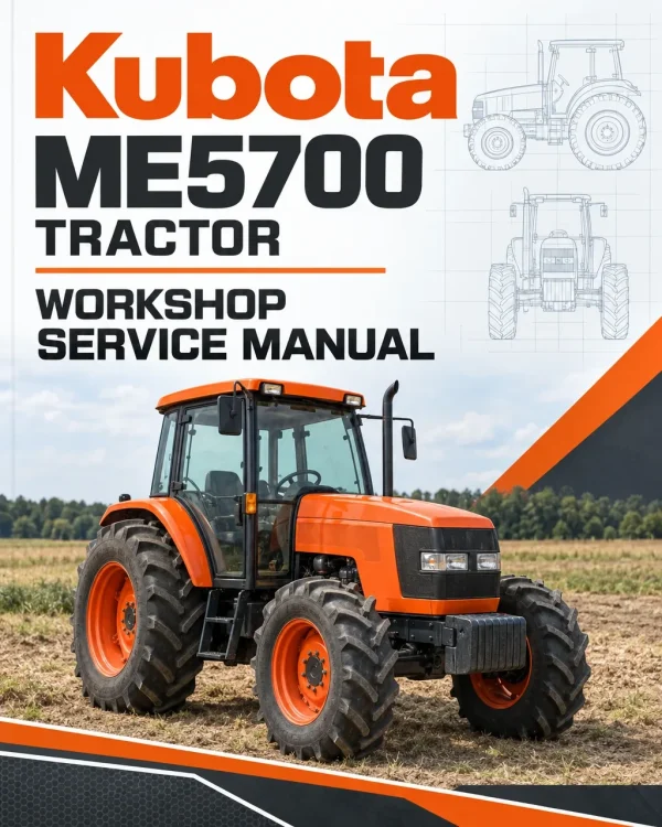 Kubota ME5700 Tractor Workshop Service Manual
