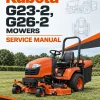 Kubota G23-2, G26-2 Mowers Service Manual Kubota G23-2, G26-2 Mowers Service Manual