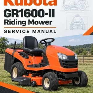 Kubota GR1600-II Riding Mower Service Manual Kubota GR1600-II Riding Mower Service Manual