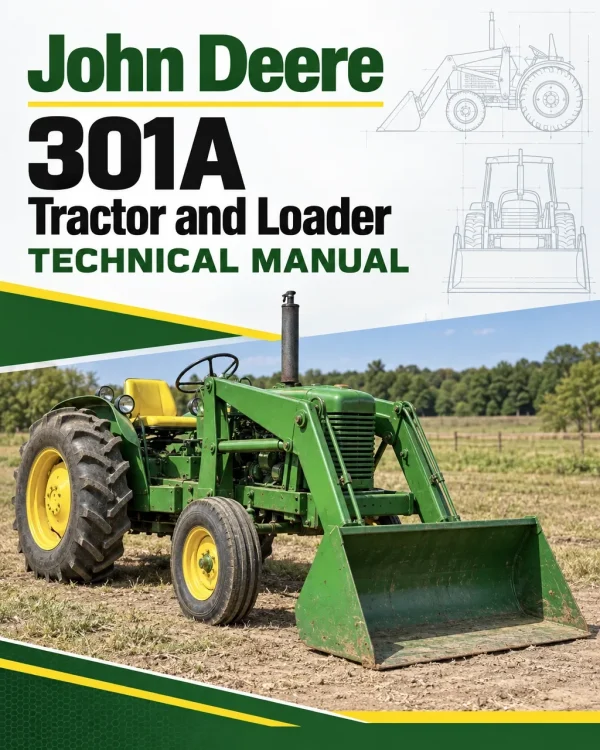 John Deere 301A Tractor and Loader Technical Manual (TM1088)