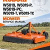 Kubota W5019, W5019-P, W5019-PC, W5019-T, W5019-TC Mower Service Manual Kubota W5019, W5019-P, W5019-PC, W5019-T, W5019-TC Mower Service Manual