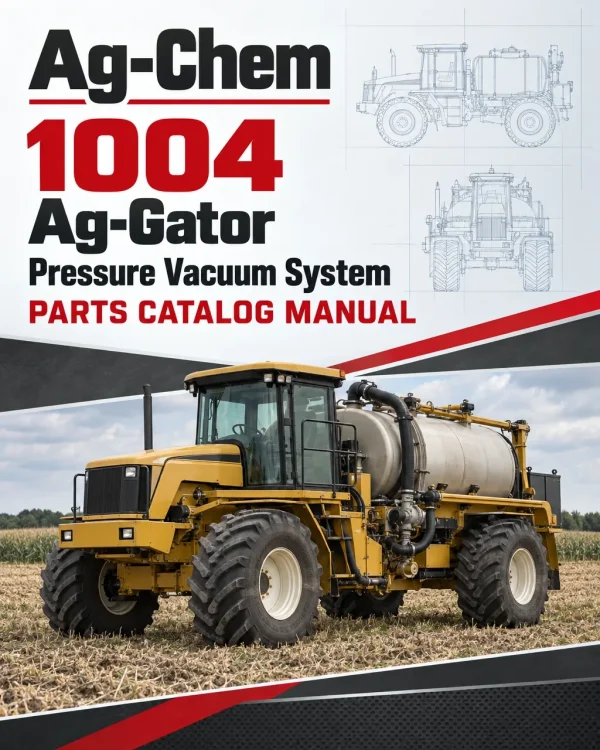 Ag-Chem 1004 Ag-Gator Pressure Vacuum System Parts Catalog Manual Ag-Chem 1004 Ag-Gator Pressure Vacuum System Parts Catalog Manual