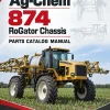 Ag-Chem 874 RoGator Chassis Parts Catalog Manual