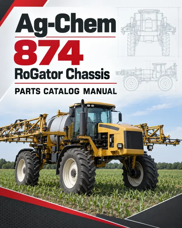 Ag-Chem 874 RoGator Chassis Parts Catalog Manual