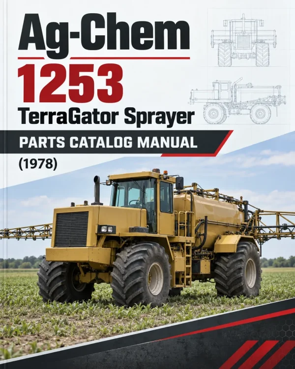 Ag-Chem 1253 TerraGator Sprayer Parts Catalog Manual (1978) Ag-Chem 1253 TerraGator Sprayer Parts Catalog Manual (1978)