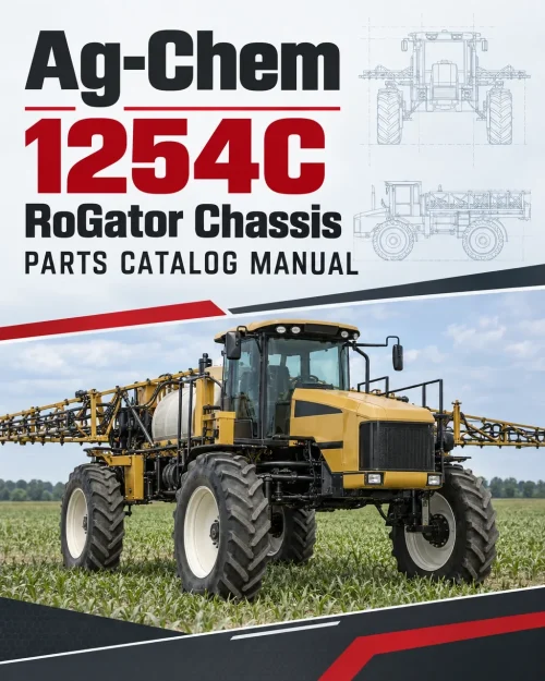 Ag-Chem 1254C RoGator Chassis Parts Catalog Manual Ag-Chem 1254C RoGator Chassis Parts Catalog Manual