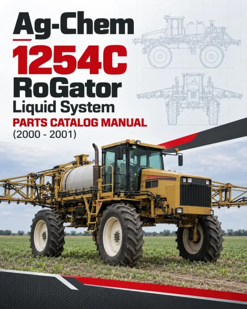 Ag-Chem 1254C RoGator Liquid System Parts Catalog Manual (2000 - 2001) Ag-Chem 1254C RoGator Liquid System Parts Catalog Manual (2000 - 2001)