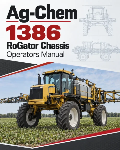 Ag-Chem 1386 RoGator Chassis Operators Manual Ag-Chem 1386 RoGator Chassis Operators Manual