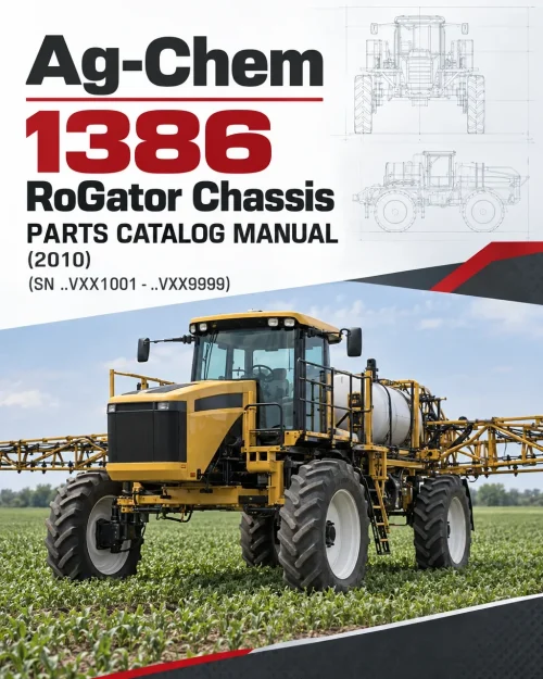 Ag-Chem 1386 RoGator Chassis Parts Catalog Manual (2010) (SN ..VXX1001 - ..VXX9999) Ag-Chem 1386 RoGator Chassis Parts Catalog Manual (2010) (SN ..VXX1001 - ..VXX9999)