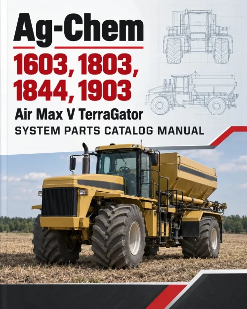 Ag-Chem 1603, 1803, 1844, 1903 Air Max V TerraGator System Parts Catalog Manual (1994) Ag-Chem 1603, 1803, 1844, 1903 Air Max V TerraGator System Parts Catalog Manual (1994)