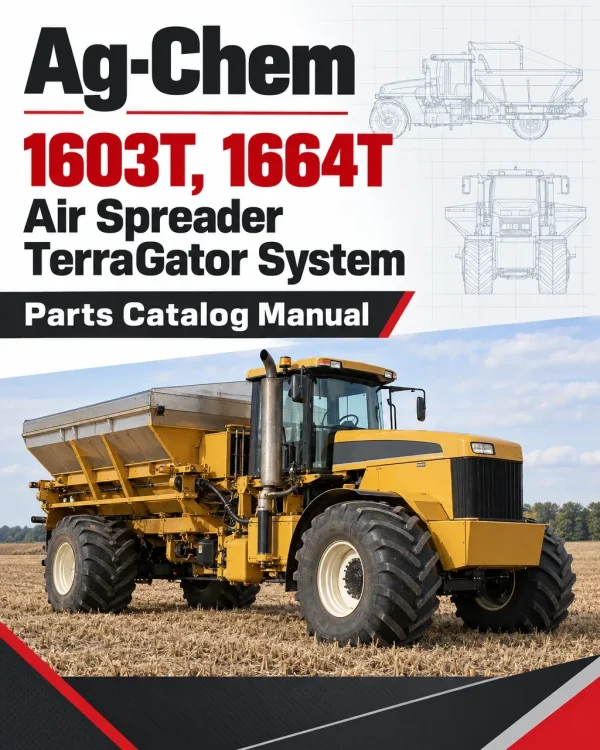 Ag-Chem 1603T, 1664T Air Spreader TerraGator System Parts Catalog Manual