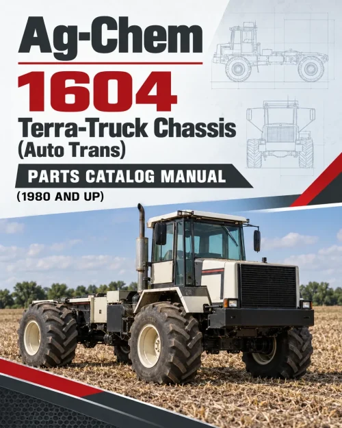 Ag-Chem 1604 Terra-Truck Chassis (Auto Trans) Parts Catalog Manual (1980 and Up)