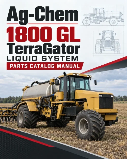 Ag-Chem 1800 Gl TerraGator Liquid System Parts Catalog Manual