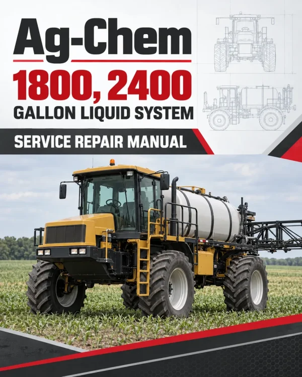 Ag-Chem 1800, 2400 Gallon Liquid System Service Repair Manual Ag-Chem 1800, 2400 Gallon Liquid System Service Repair Manual