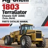 Ag-Chem 1803 TerraGator Chassis (CAT 3208) (Turbo, World) Parts Catalog Manual (1996)