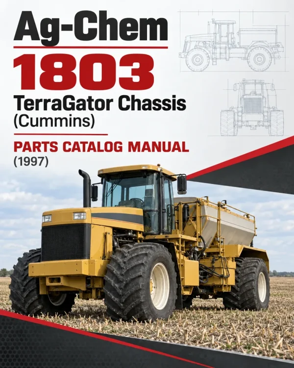 Ag-Chem 1803 TerraGator Chassis (Cummins) Parts Catalog Manual (1997) Ag-Chem 1803 TerraGator Chassis (Cummins) Parts Catalog Manual (1997)